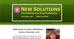Desktop Screenshot of newsolutionscounselingnh.com