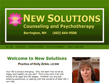 Tablet Screenshot of newsolutionscounselingnh.com